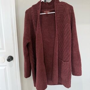 Barefoot Dreams Cozy Chic Directional Ribbed Cardigan